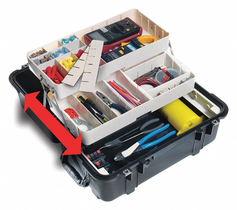Tool Chest Adjustable Tray Dividers Blk