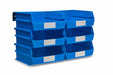 Wall Storage Bins/Rails Blue Wall