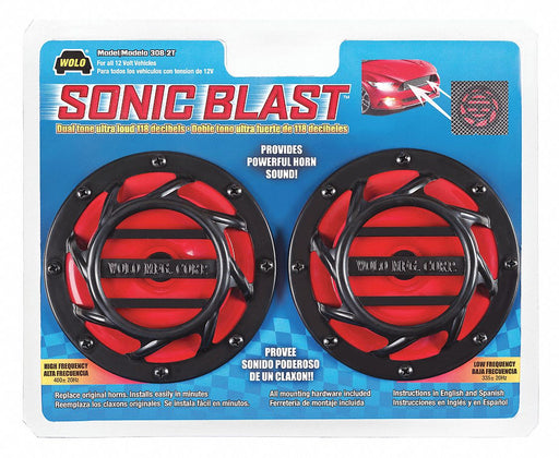 Vehicle Disc Horn Set 4-3/4 L x 3 W