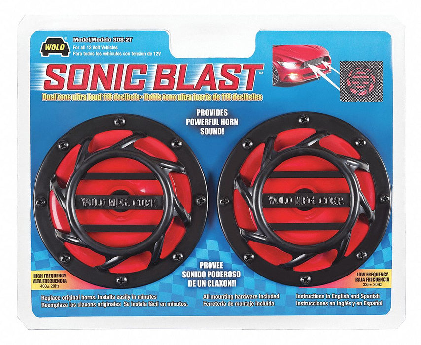 Vehicle Disc Horn Set 4-3/4 L x 3 W