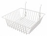 Grid Small Basket 12 x 12 White PK6