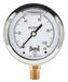 Qual Ss/Br Gauge 2.5 1/4Lm 0-100Psi