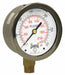 Qual Ss/Br Gauge 2.5 1/4Lm 0-300Psi/Kpa