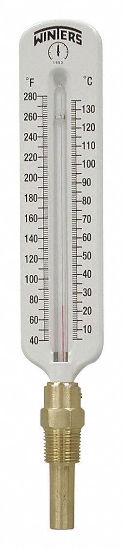 Hot Water Therm 8 Scale Btm 40-280 F/C