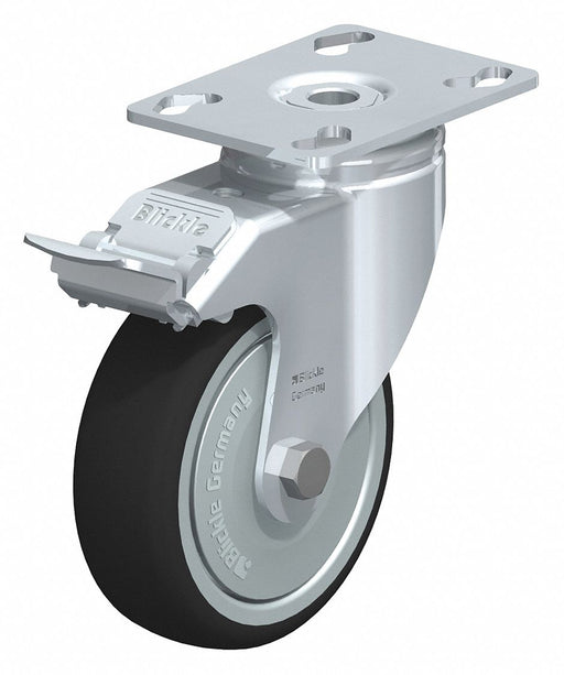 Plate Caster Swivel Polyurethane 5 3/8 H