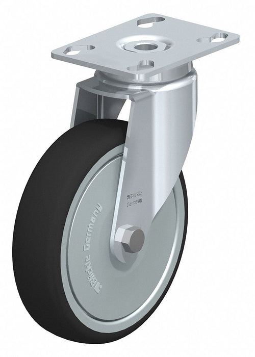 Plate Caster Swivel Polyurethane 6 5/8 H