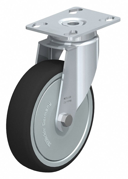 Plate Caster Swivel Polyurethane 6 5/8 H