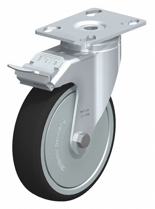 Plate Caster Swivel Polyurethane 6 5/8 H