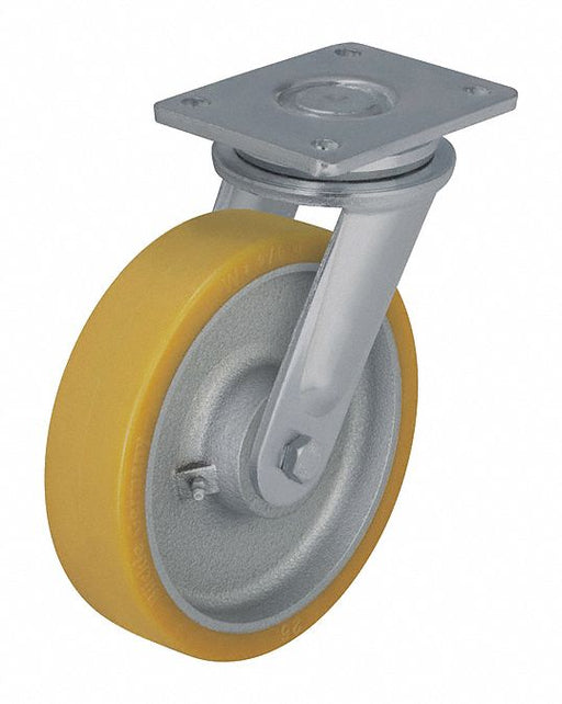 Plate Caster Swivel Polyurethane 9 5/8 H