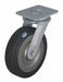 Plate Caster Swivel Rubber 11 5/8 H