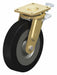 Plate Caster Swivel Rubber 14 H