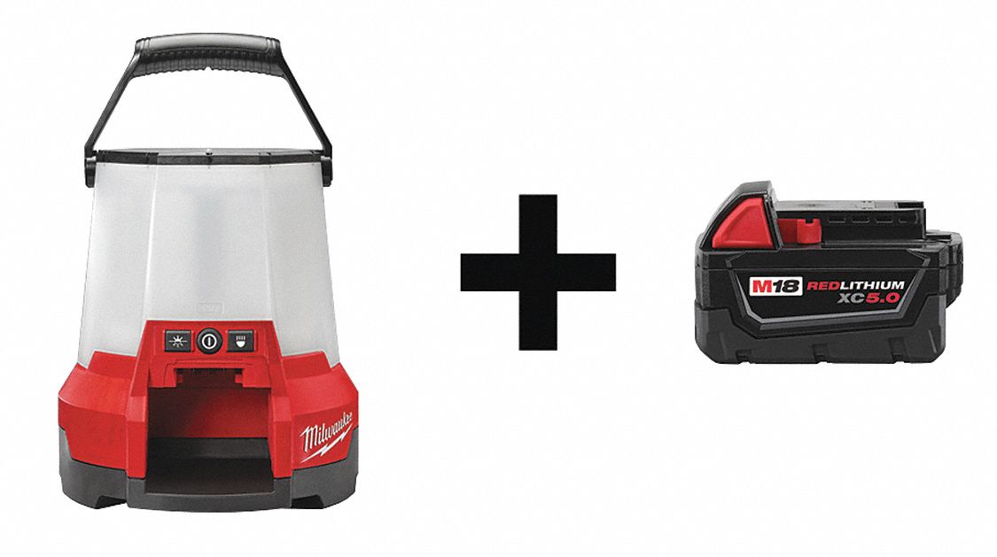 Cordless Site Light Kit Battery Incl