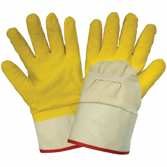 Knit Canvas Glove Rubber Latex Univ PR