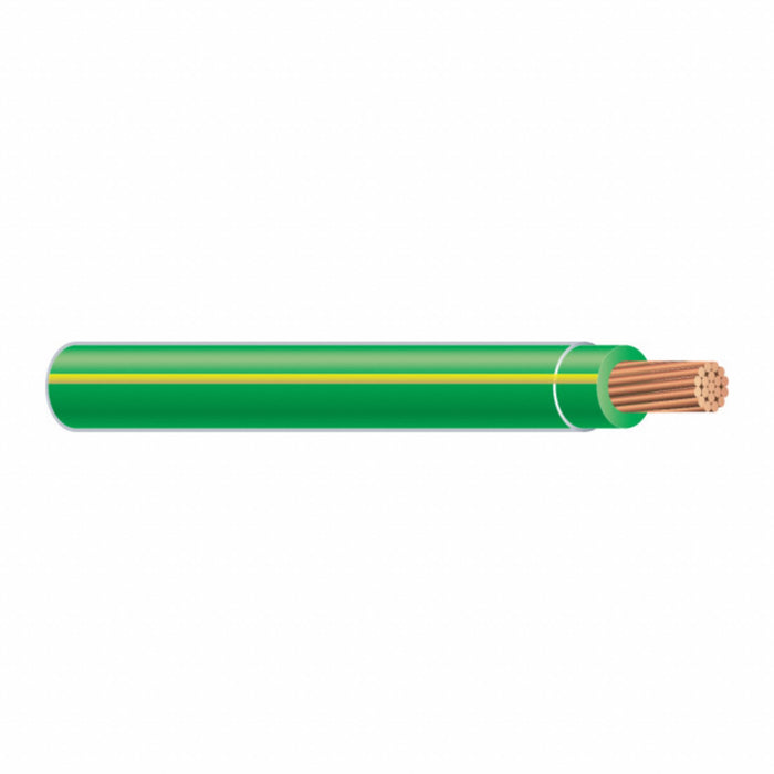 Wire THHN THWN Green/Yellow 12AWG 500ft