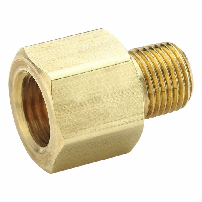 Strt Brass Flared 1/4 in Pipe 1/8 in
