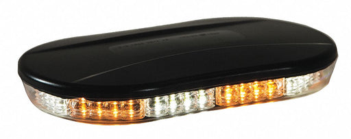 Mini Light Bar Oval Amber/Clear 40 LED