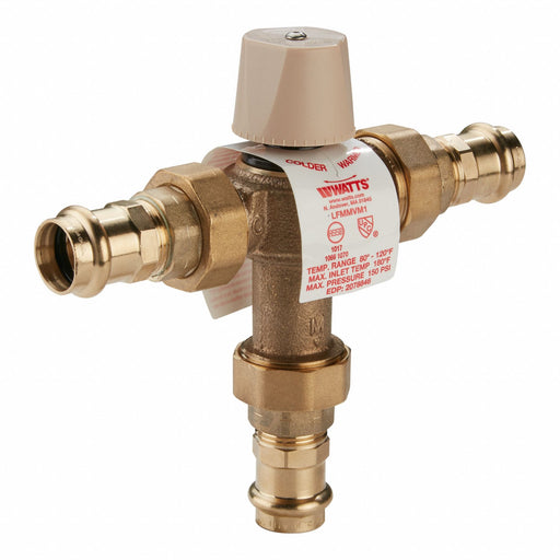 Mixing Valve 0.5 to 12 gpm 3/4 Inlet Sz