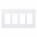 Wallplate 4-Gang Decora White
