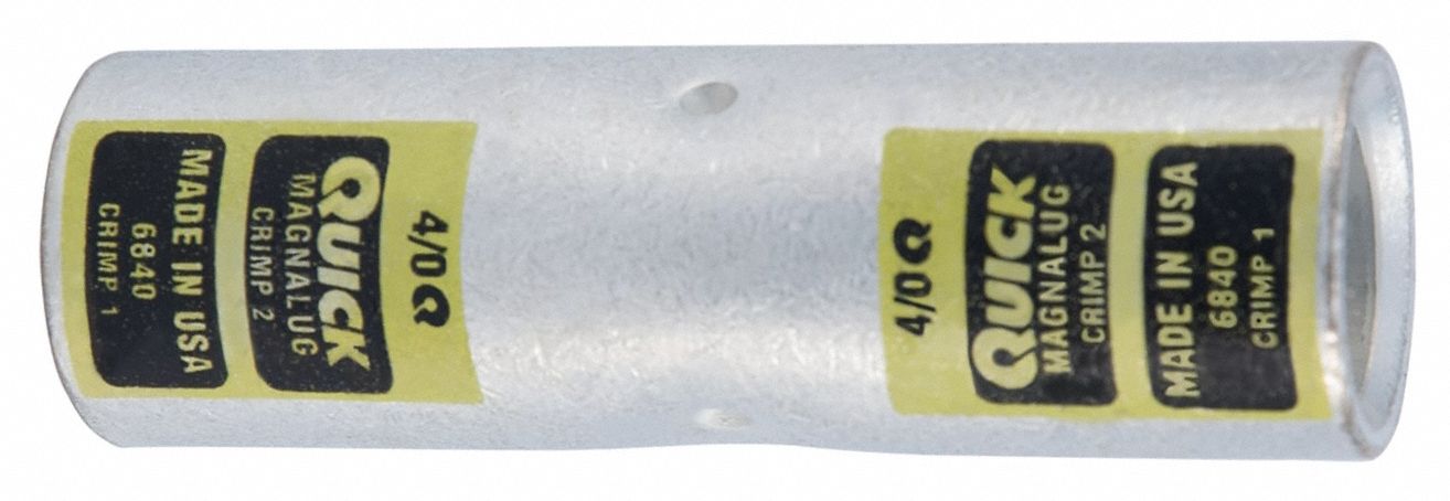 Battery Splice 4/0 AWG Yellow PK2
