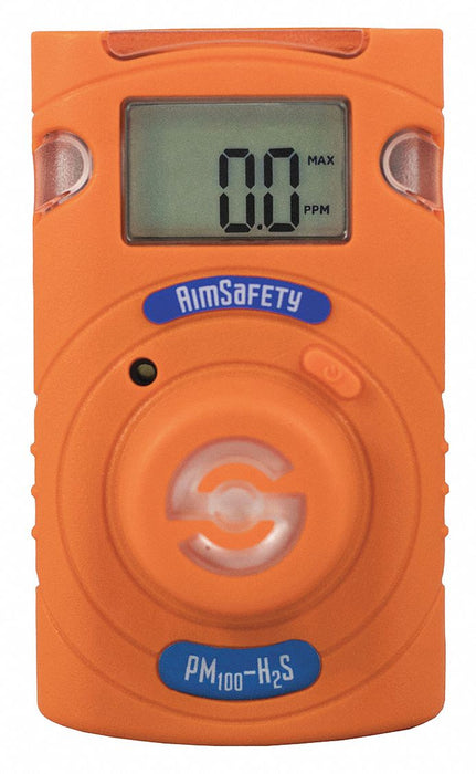 Single Gas Detector H2S Gas 1-9/16 H