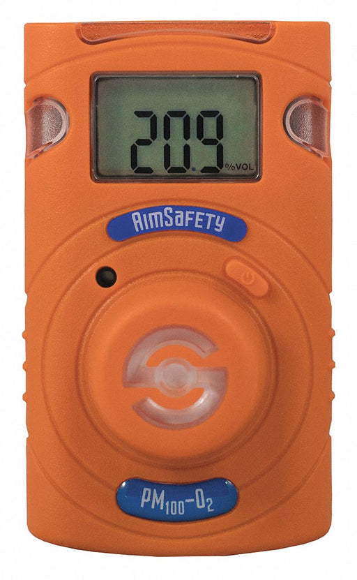 Single Gas Detector O2 Gas 1-9/16 H