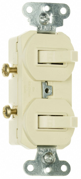 Combo Ivory 15 A Side Single Pole