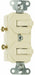 Combo Ivory 15 A Side Single Pole