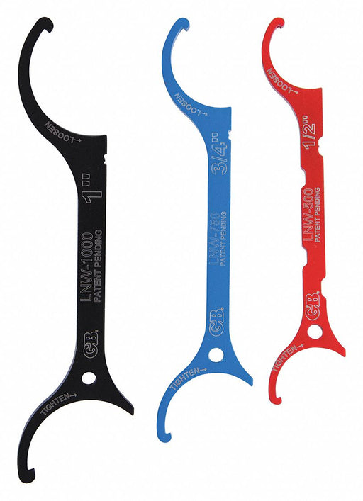 Locknut Wrench Set 1/5 Thick 1-9/10 D