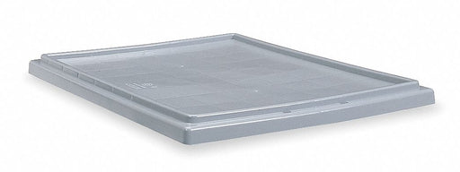 E9221 Lid 19.5 in W Plastic Gray