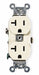 Receptacle Ivory 20 A 2P3W Side 1PK