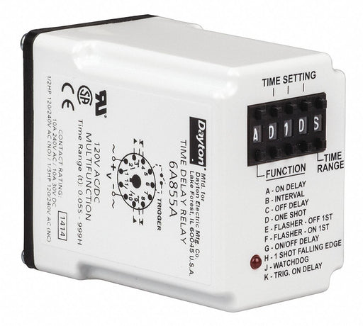 H7785 MultiFunTimeDelayRelay 120VAC 11Pins