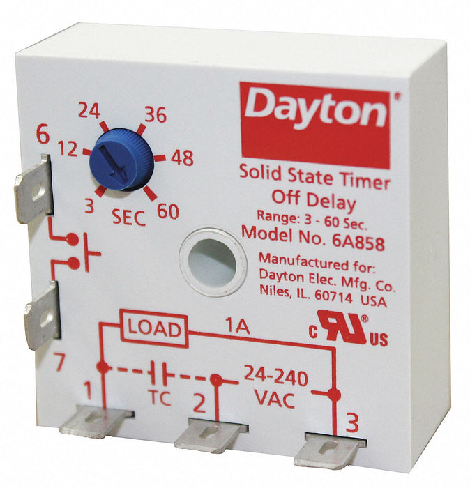 SinFunEncapTimingRelay 240VAC 5Pins