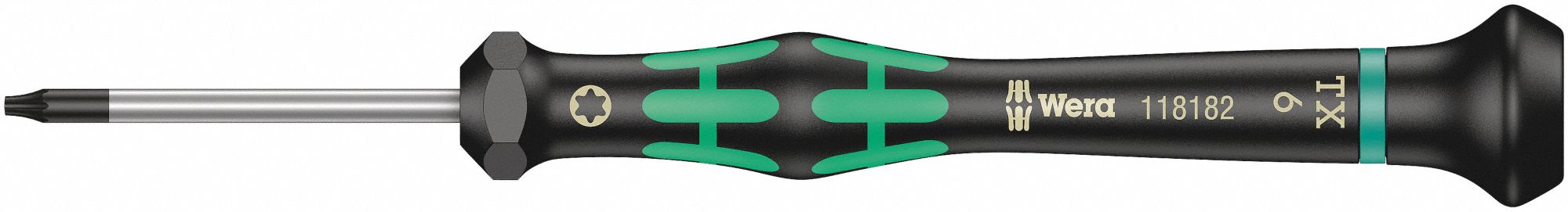 Screwdriver Torx T6 Black Green Round