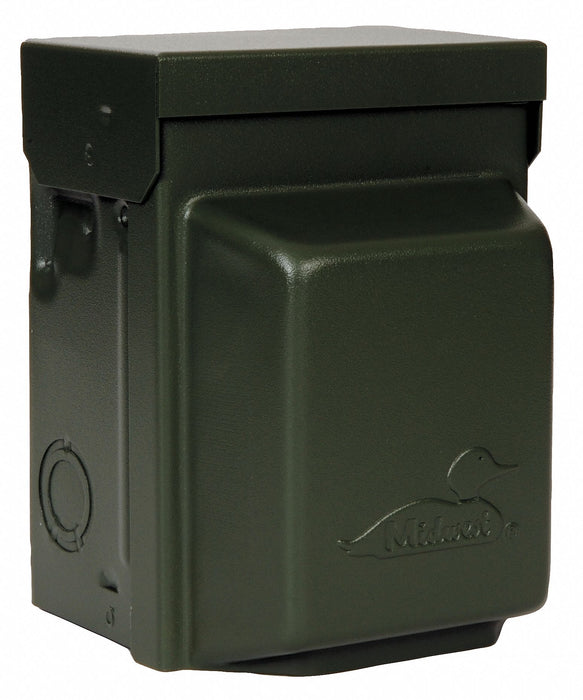 Unmtr Pwr Outlet Gng 20A Stl 5-20R2