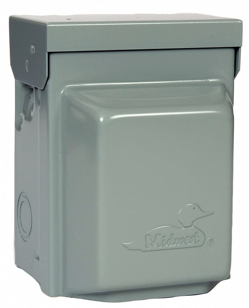Unmtr Pwr Outlet Gng 20A Stl 5-20R2