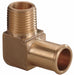 Beaded Fitting Brass 1/2 NPTx5/8 Barb