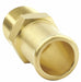 Beaded Fitting Brass 1/2 NPTx3/4 Barb