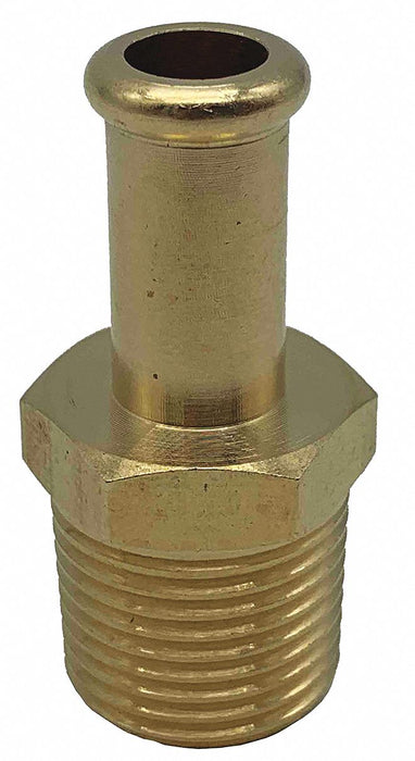 Beaded Fitting Brass 3/8 NPTx3/8 Barb