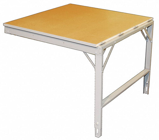 Adj Work Table Add-On Prtclbrd 66 W 48 D