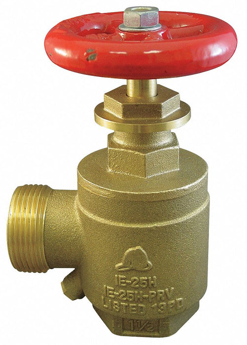Angle Valve 2.5 In FNPTxMNH Brass Rising