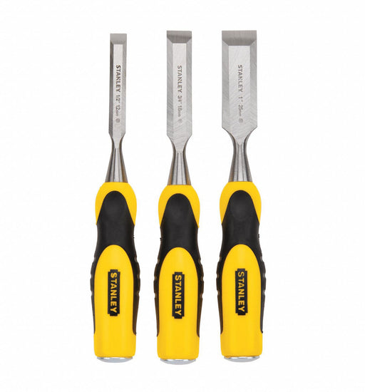 Wood Chisel Set 3 Pieces 1/2 3/4 1 In.