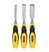 Wood Chisel Set 3 Pieces 1/2 3/4 1 In.