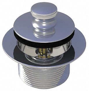 Drain Stopper Dia 2-7/8 Brass Chrome