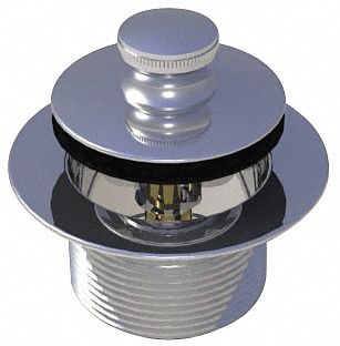 Drain Stopper Dia 2-7/8 Brass Chrome