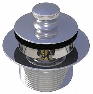 Drain Stopper Dia 2-7/8 Brass Chrome