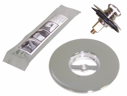 Drain Stopper Dia 2-7/8 Brass Chrome