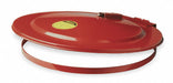Drum Cover Red Steel 55 gal