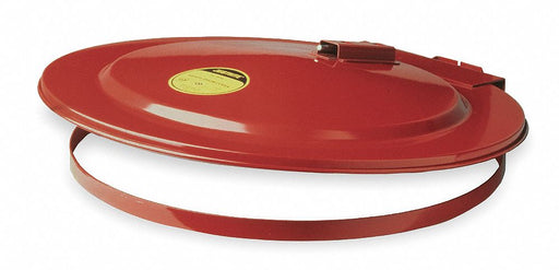 Drum Cover Red Steel 55 gal