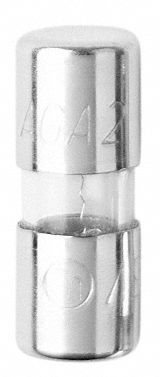 125VAC gls Cyl 7.5A 0.25in 0.625in PK5