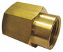 Coupling Brass FNPT 3/8 x 1/4  10 PK